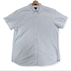 J. Crew Oxford Short Sleeve Button Down - Large